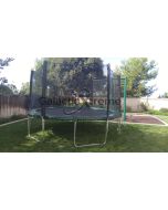 14 FT Galactic Xtreme EXTRA BEST HEAVY DUTY Trampoline with Safety Enclosure and Ladder Combo
